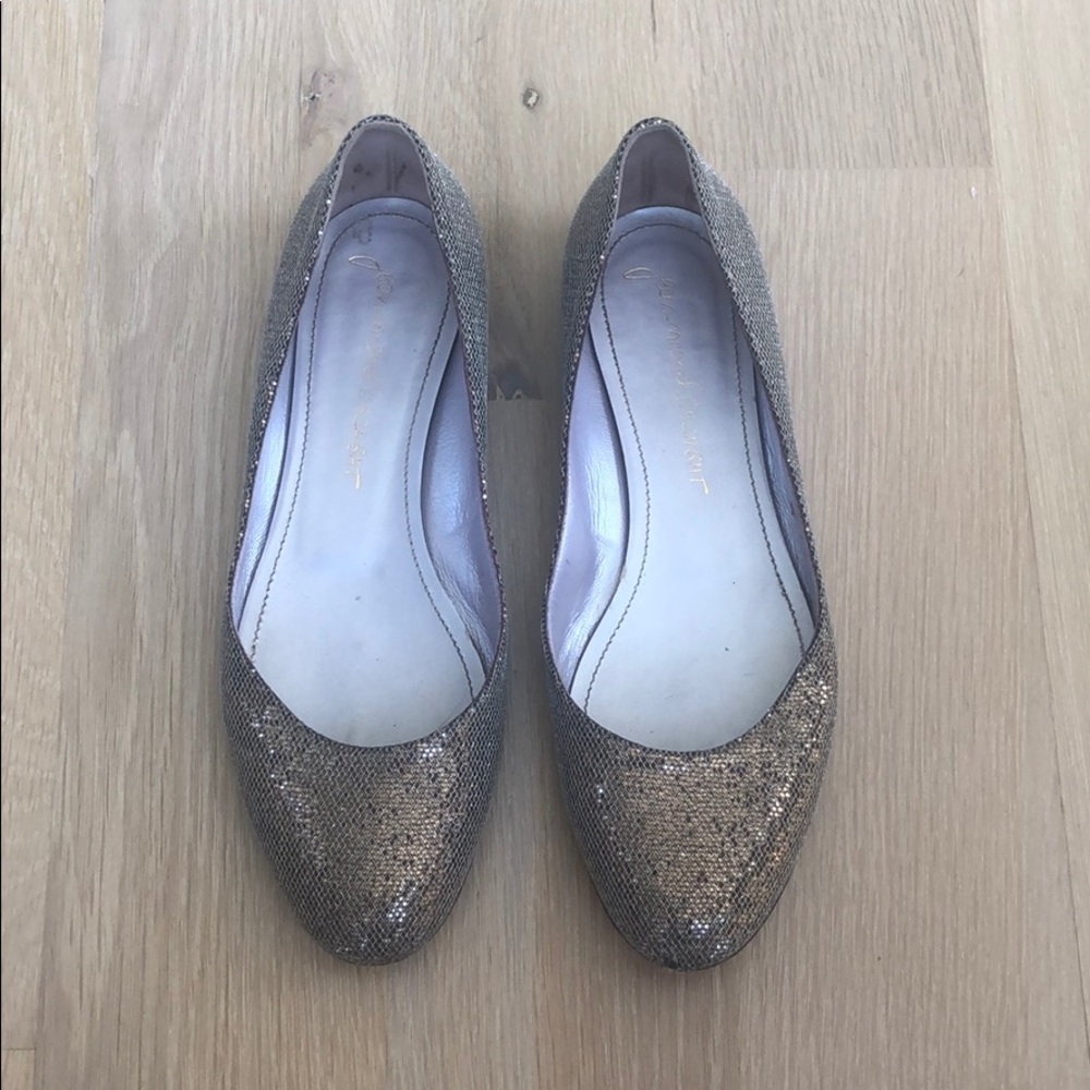 Jean-Michel Cazabat glitter ballet flat